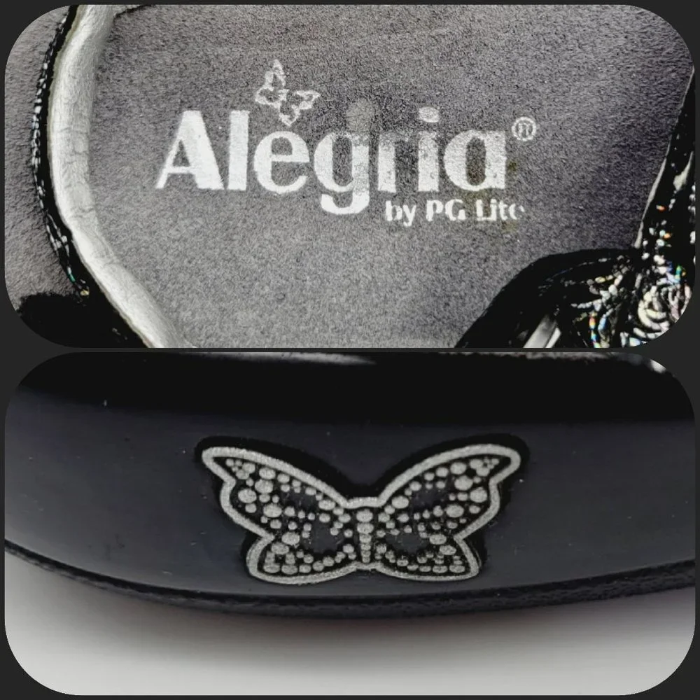 Alegria Julie 535 Steel Rosette Walking Sandals Size 39_8